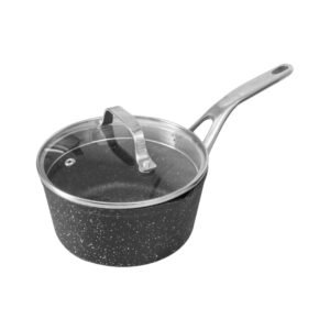 Starfrit The Rock Panci Casserole Stone Coating 18 cm - Hitam