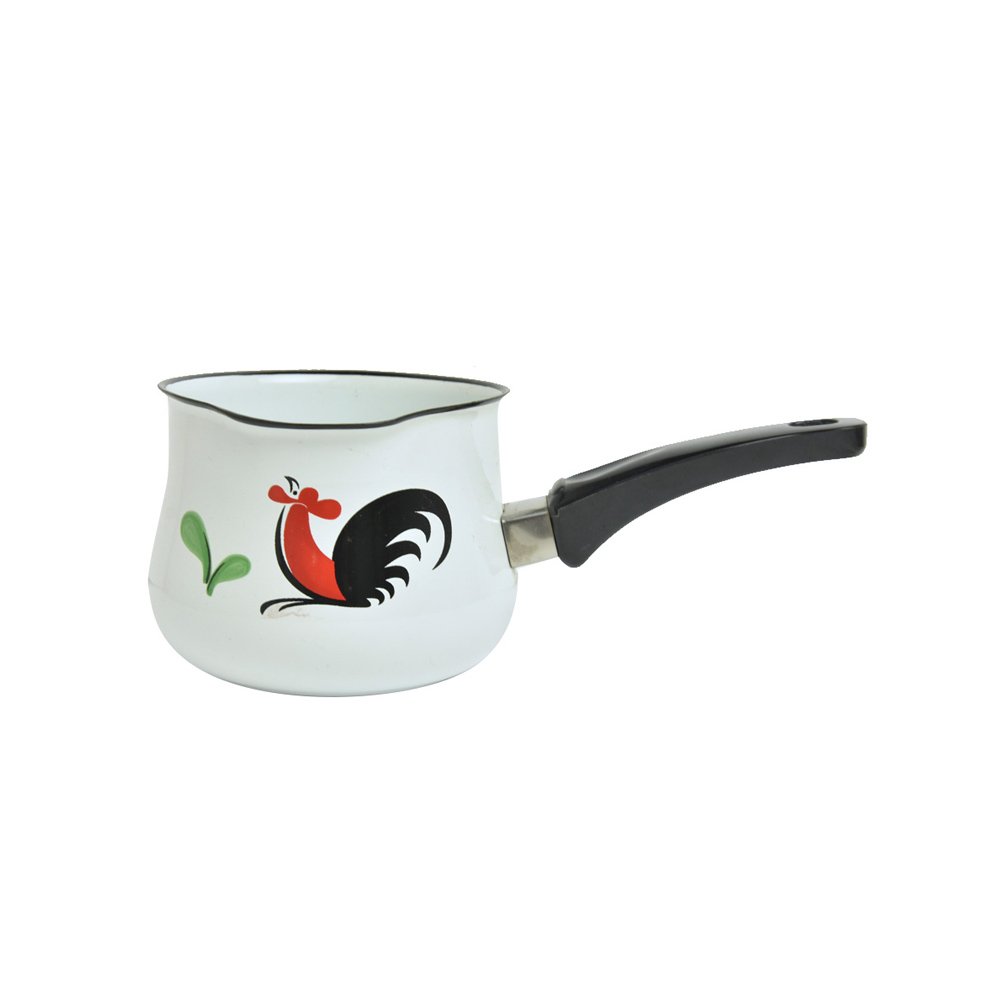 Kichero Panci Susu Kukuruyuk 12 cm - Putih
