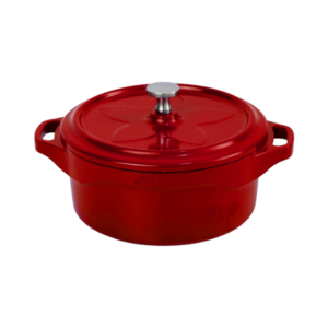 Kris Carol Panci Casserole Dengan Tutup Aluminium Non-Stick Coating 12 cm - Merah