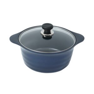 Kris Sapphire Panci Dengan Tutup Non-Stick Coating 24 cm - Biru