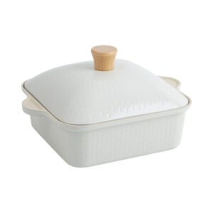Kris Nemona Air Wajan Panggang & Hot Pot 2 In 1 Non-Stick Ceramic Coating - Putih