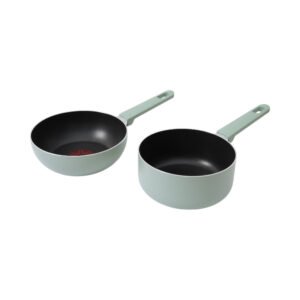 Culinart Thermospot Wajan Wok & Panci Saucepan Non-Stick Coating Set 2 pcs - Hijau