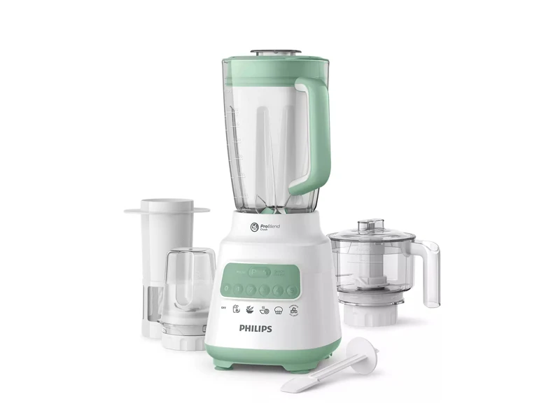 PHILIPS BLENDER PLASTIC WHITE GREEN