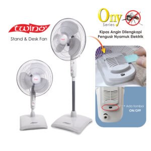 Cosmos Kipas Angin 2 In1 (Stand & Desk) 16-Sn Ony (Pengusir Nyamuk)