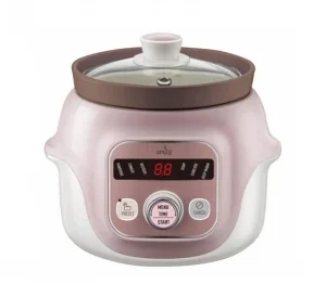 EMILY SLOW COOKER 1 L PINK